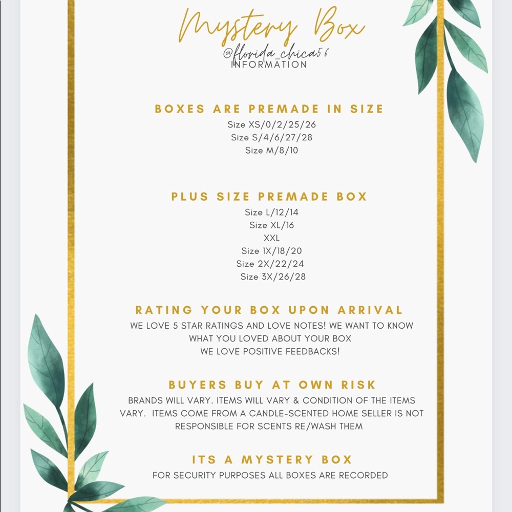 PLUS SIZE MYSTERY BOX | 5 ITEMS - Picture 9 of 9